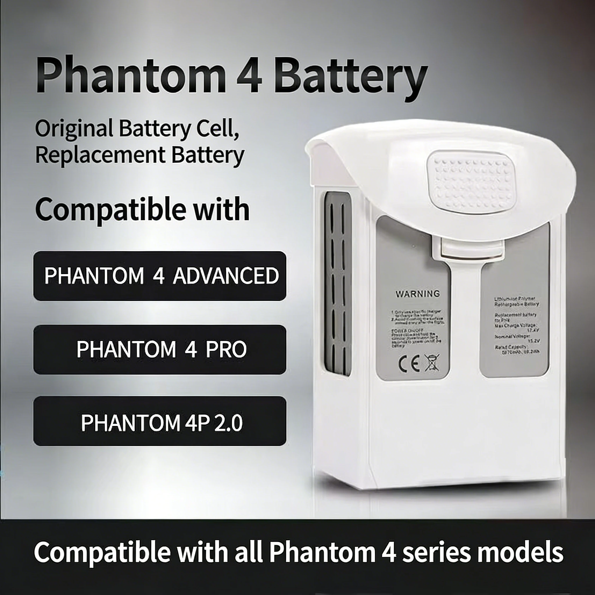 New Phantom 4 battery 6200mah  - مراجعة Drone Battery Li-Ion وسعره