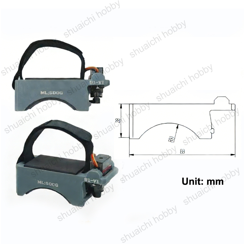 1PCS Strap-type FPV Drone PWM- - مراجعة Drone Battery Strap وسعره