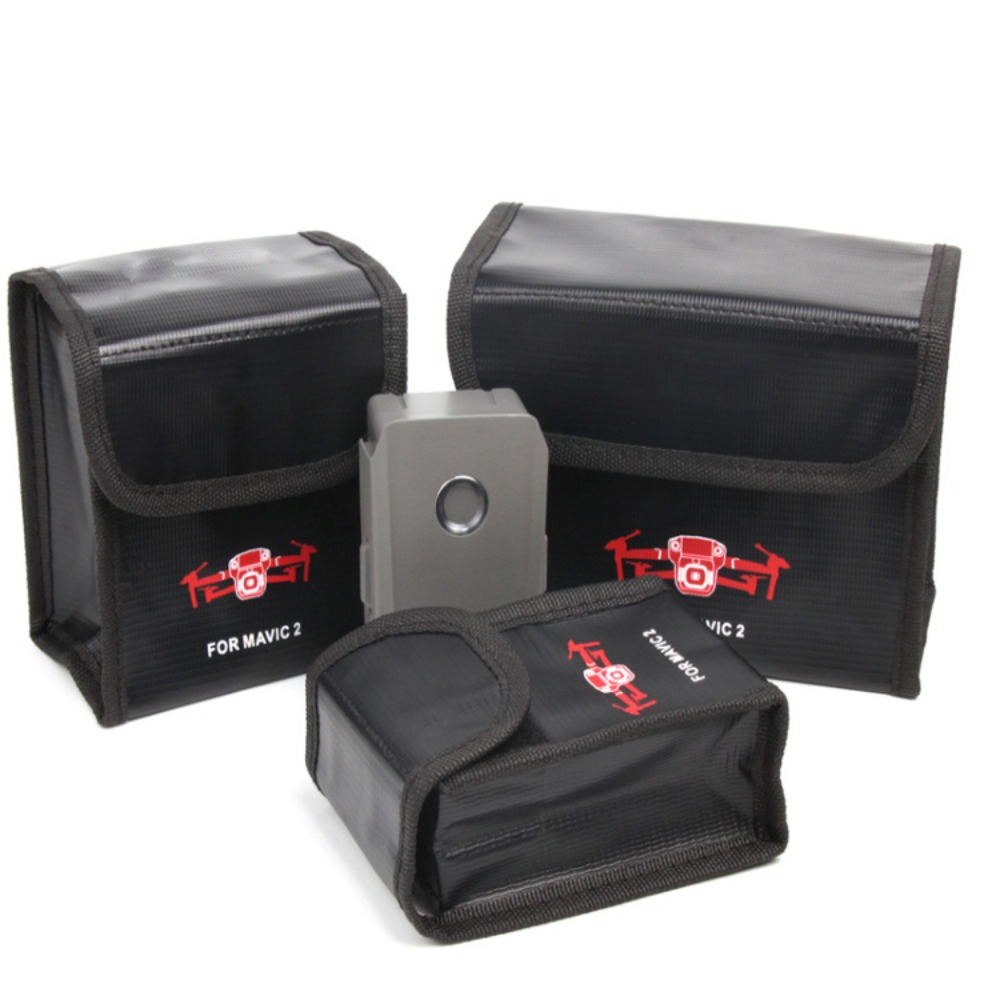 For DJI MAVIC 2 Drone LiPo Bat - مراجعة Drone Battery Bag وسعره