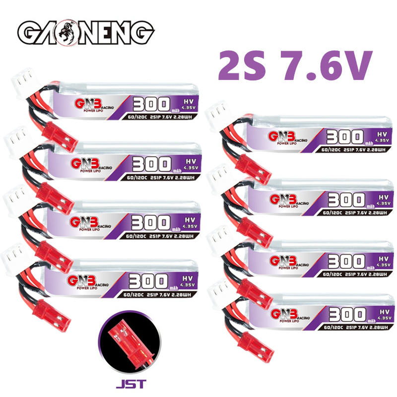 GAONENG GNB 2S 7.6V 300mAh 60C - مراجعة Drone Battery Plate وسعره