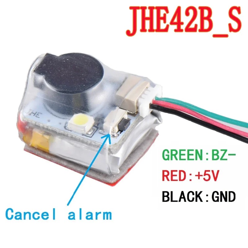 JHEMCU JHE42B/ JHE42B_S Finder - مراجعة Drone Battery Alarm وسعره